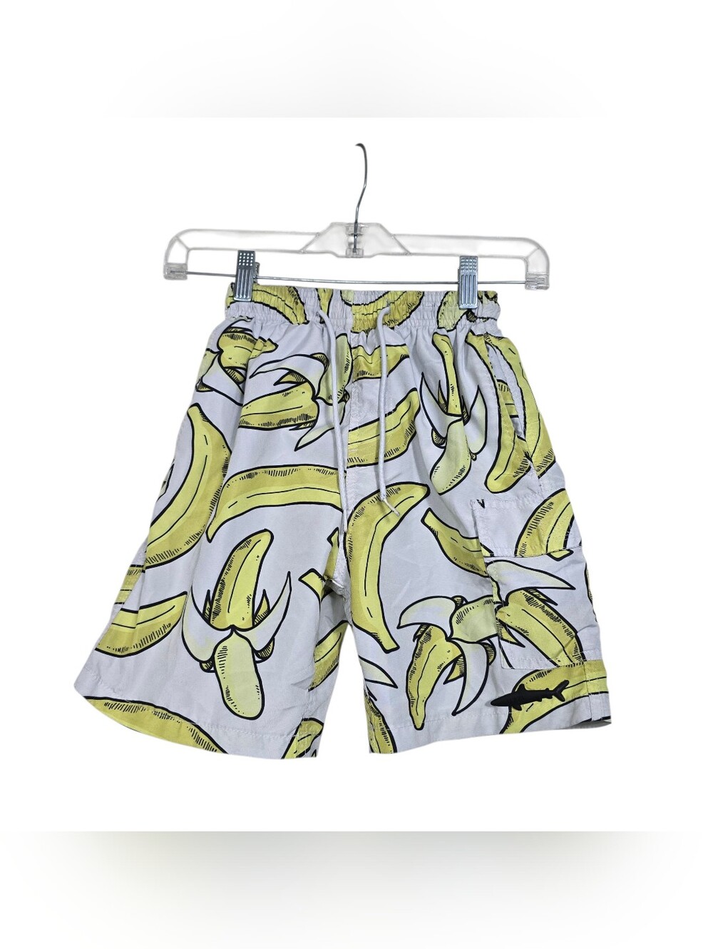 Uzzi Active Wear Banana Print Trunks Swimwear Mesh Kids Boys Small
